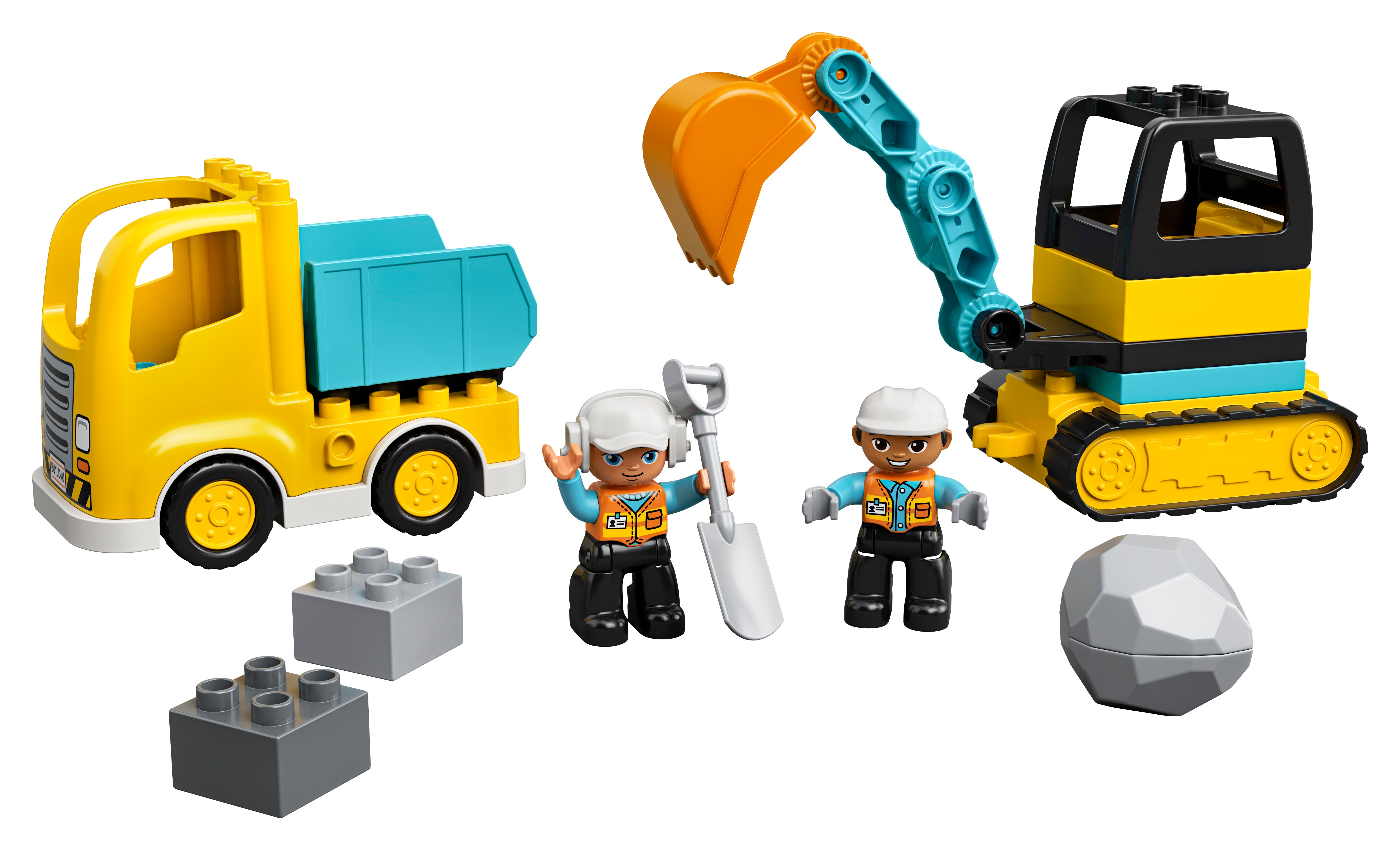 LEGO Truck & Tracked Excavator DUPLO Town 10812 for sale online